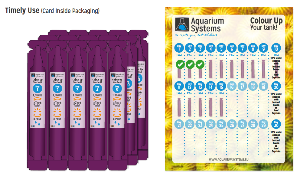 Aquarium Systems Maintenance Marine Batteri Probiotici contro melma e residui 15 Fiale