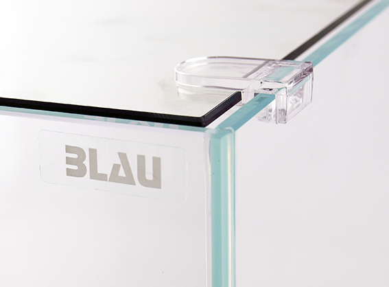 Blau Aquaristic Cubic Aquascaping Ultra Clear Acquario 38lt 45x28x30cm