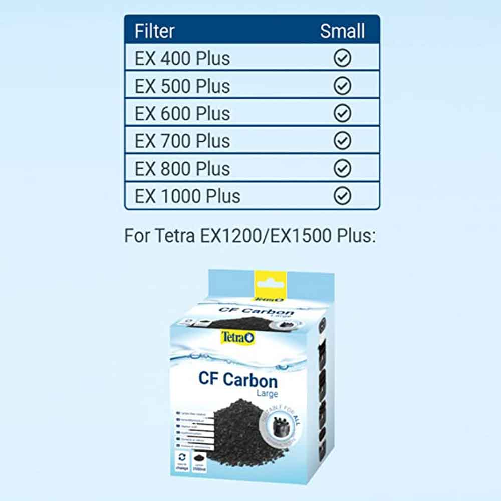 Tetra CF Carbon 2500ml Ex400/500/600/700/800/1000/1200 Plus