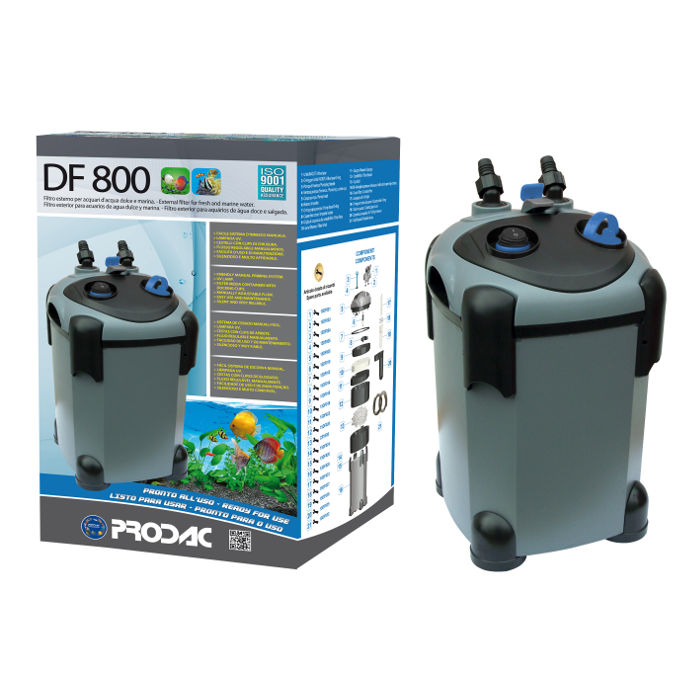 Prodac Filtro Esterno DF800 con UV-C 7W