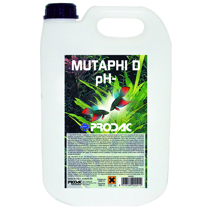 Prodac Mutaphi D PH- per abbassare il PH 5000 ml