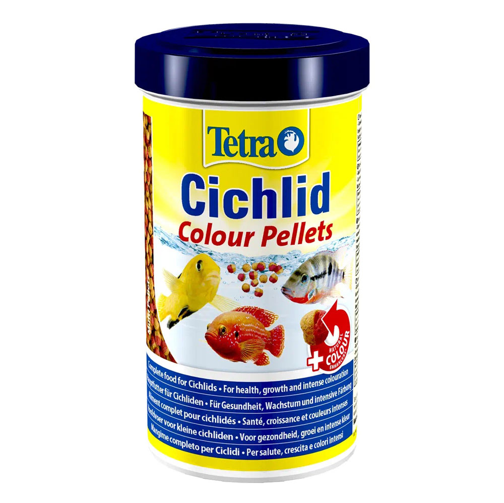 Tetra Cichlid Colour Pellets 500ml 165g