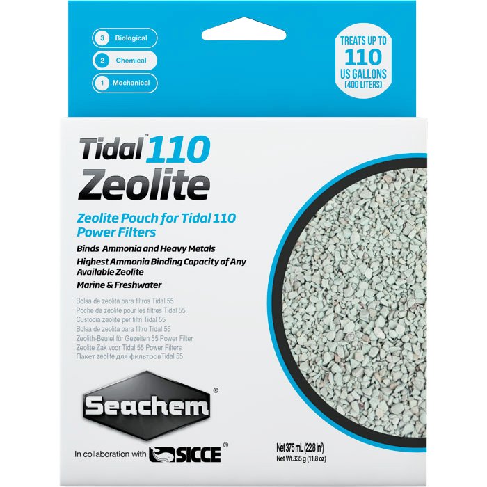 Seachem Zeolite 110 per Tidal 110 375ml 280g per 400lt