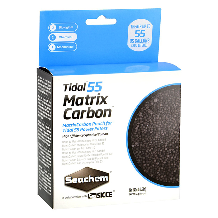 Seachem Matrix Carbon per Tidal 55 140ml 55g per 200lt