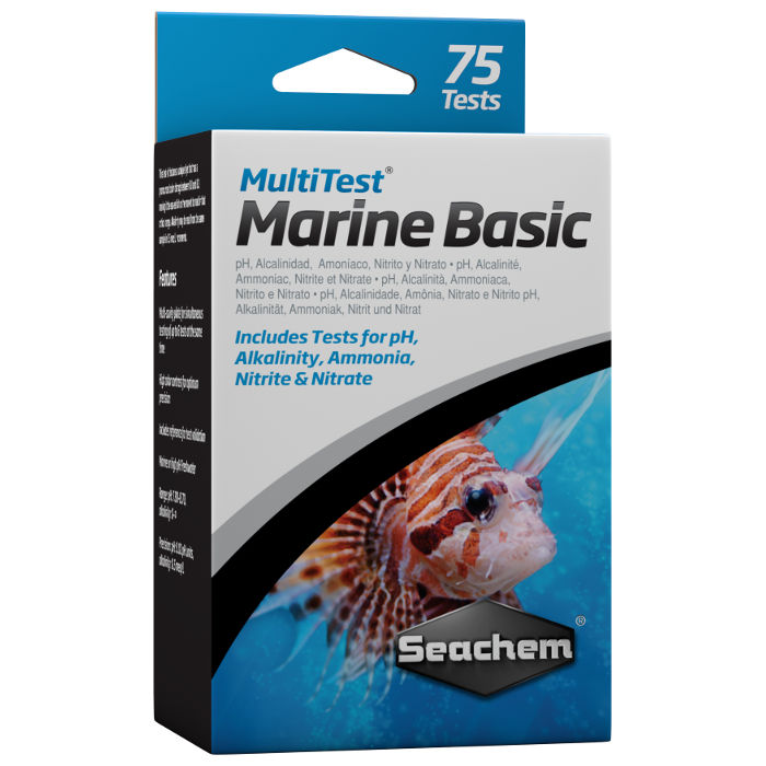 Seachem Multitest: Marine Basic 75 test