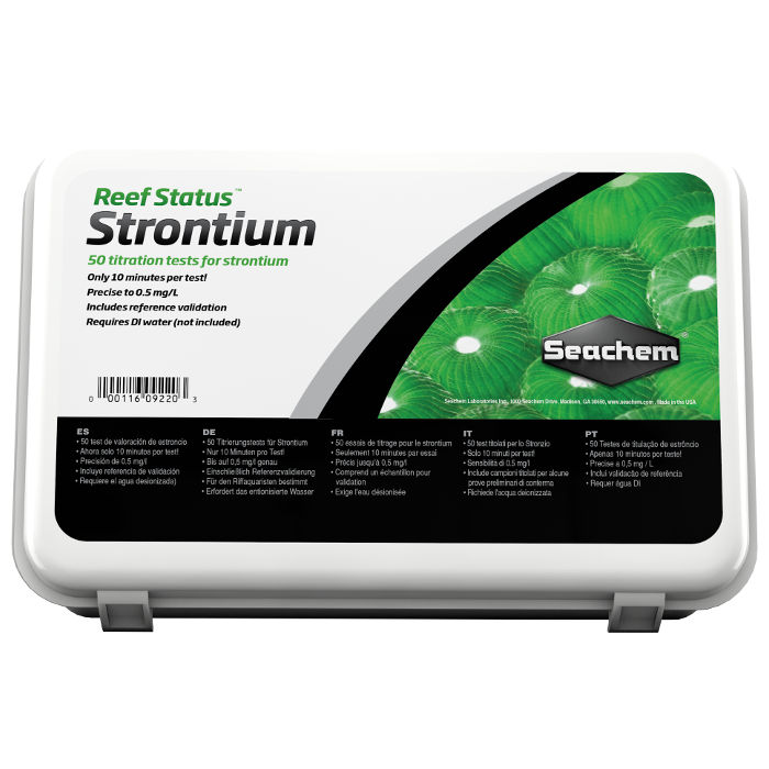 Seachem Reef Status Strontium 50 test
