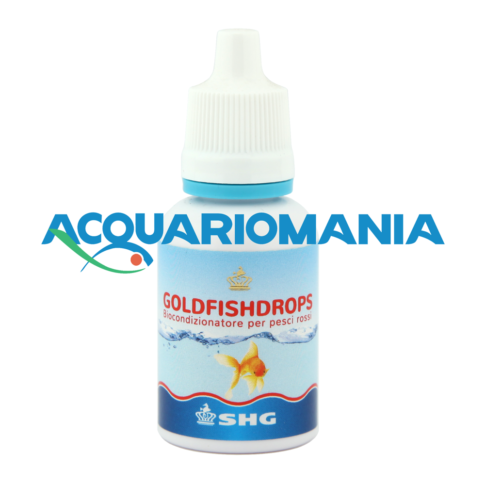 Shg GoldfishDrops Biocondizionatore per pesci rossi 20ml per 100lt