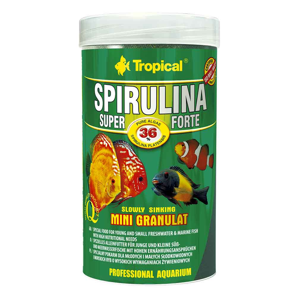 Tropical Spirulina Super Forte 36% Mini Granulat 100ml 56gr