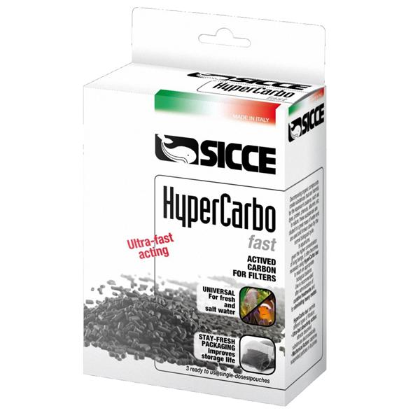 Sicce HyperCarbo Fast Carbone attivo 3x100 g