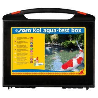 Sera Koi Aqua Test Box Dolce Laghetto Valigetta 9 Test con Test Rame