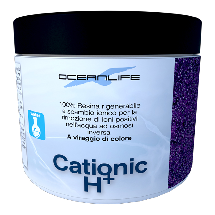 Oceanlife Cationic H  Resina rigenerabile a viraggio di colore 500ml