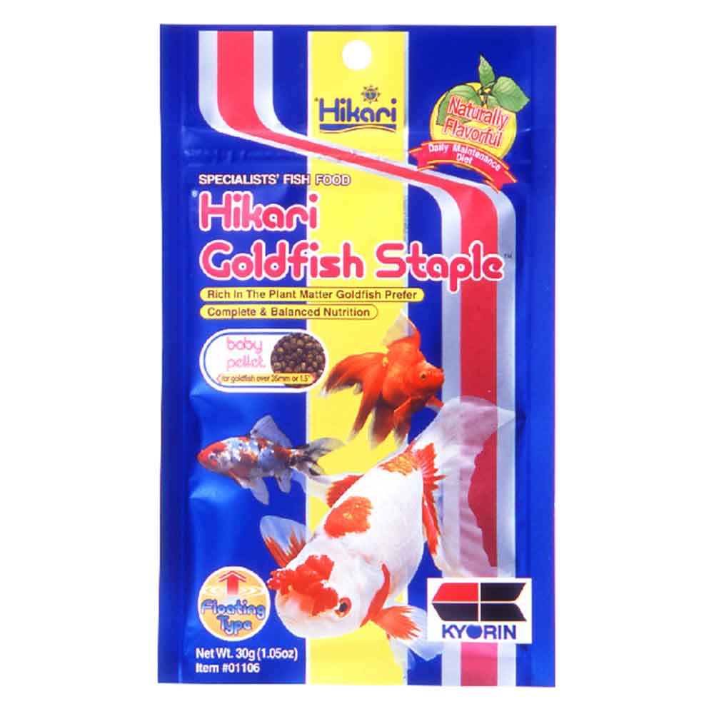 Hikari Goldfish Staple Baby Alimento per piccoli pesci rossi 30g