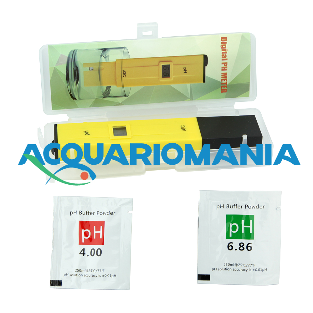 Test PHmetro elettronico portatile con ATC (compensazione automatica temperatura)