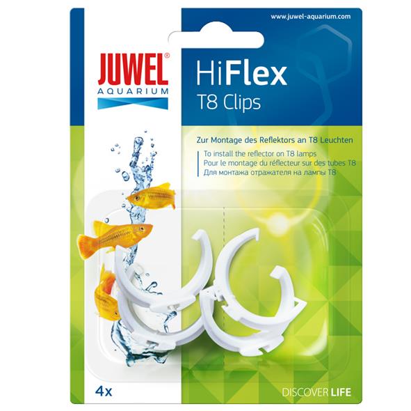 Juwel HiFlex T8 26 mm Clips di ricambio 4 pz