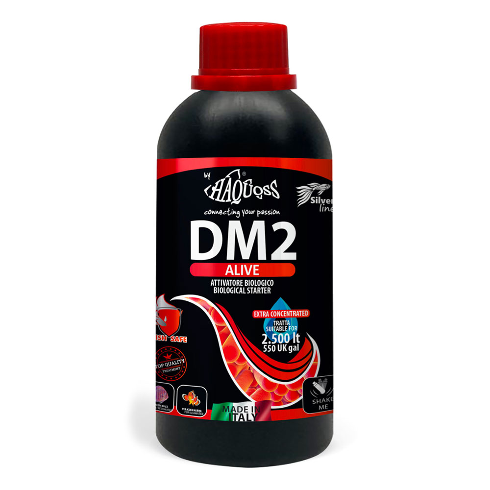 Haquoss DM2 Alive Attivatore Biologico dolce e marino 250 ml per 2500 l