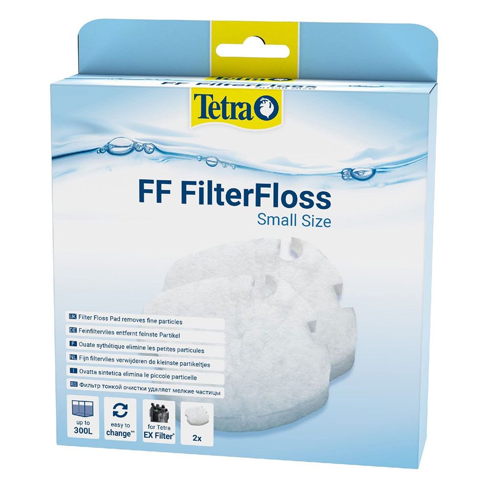 Tetra FF FilterFloss S per Filtri Esterni Ex400/500/600/700/800/1000 Plus 2pz