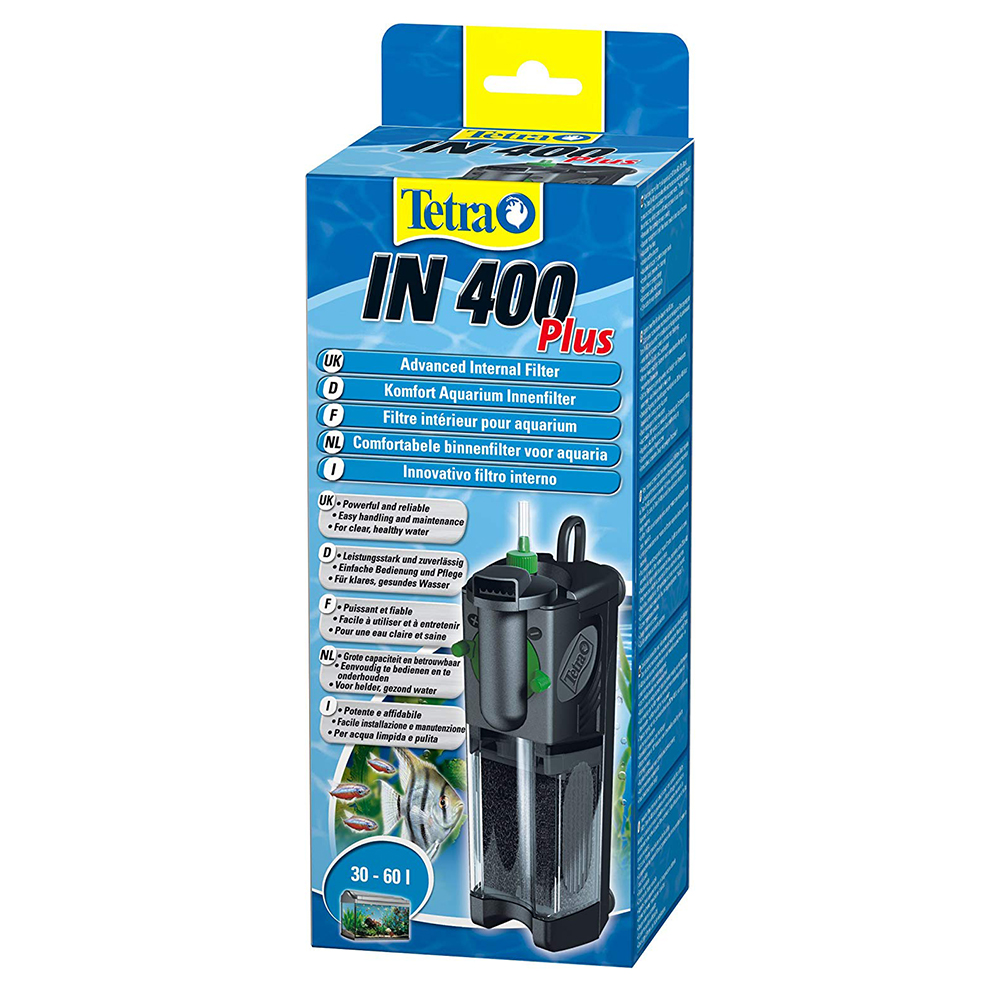 Tetra IN 400 Plus Filtro interno per Acquari da 30 a 60 litri