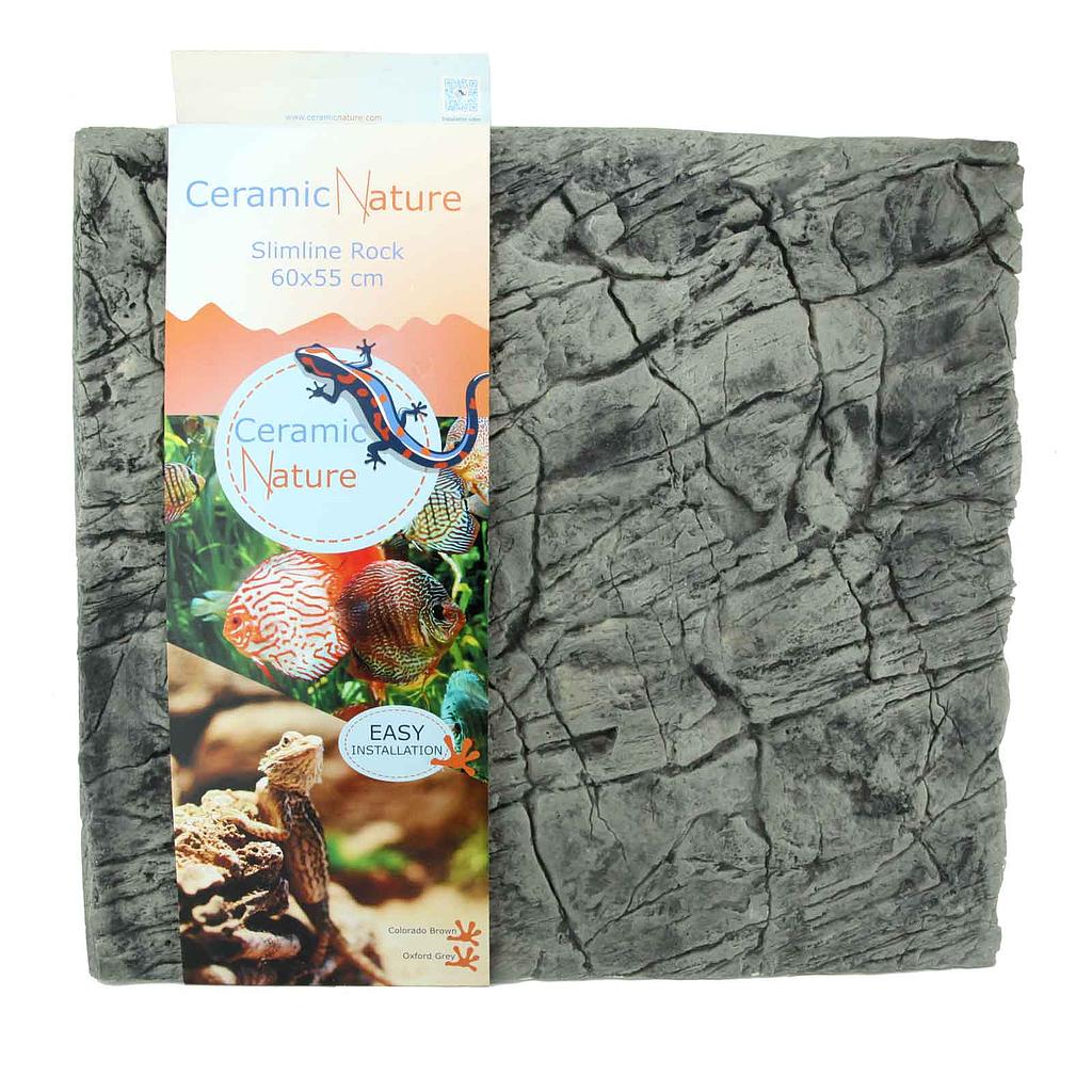 Ceramic Nature Slimline Rock Oxford grey 60x55h cm