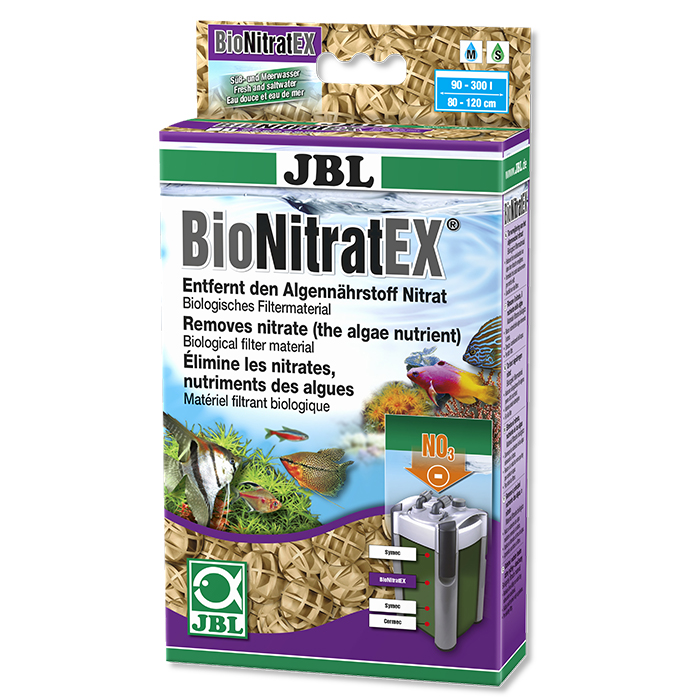 Jbl BioNitrat Ex Materiale Filtrante Biologico per la rimozione dei Nitrati nel dolce e marino 90-300lt