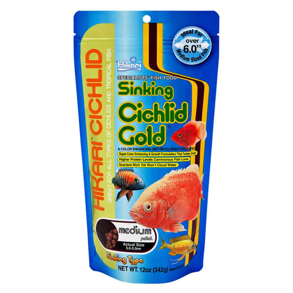 Hikari Cichlid Gold Sinking affondante medium pellet 100g