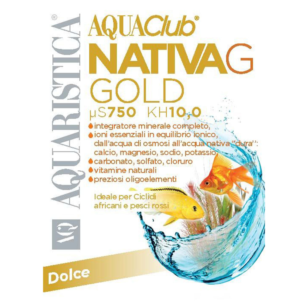 AQ Aquaristica Nativa G Gold μS 750 GH 3,0 KH 10 800ml