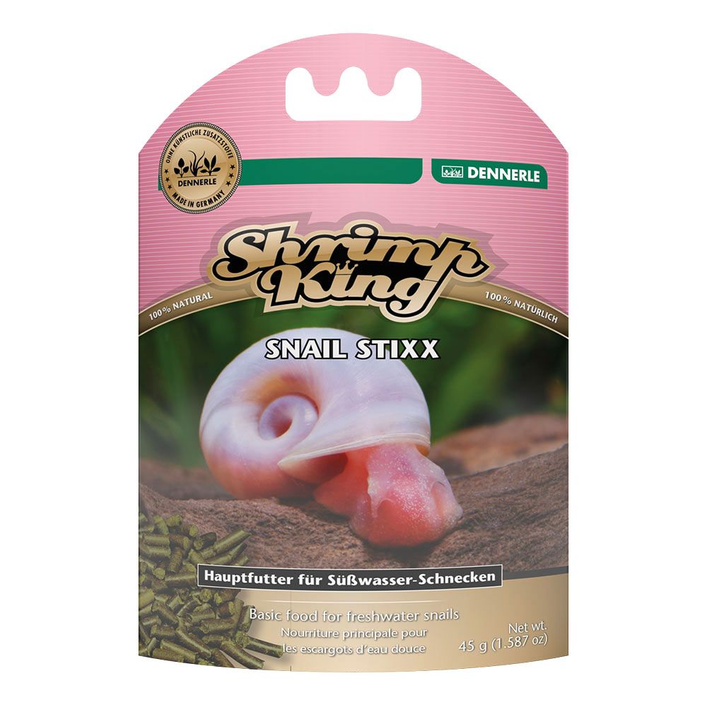 Dennerle Shrimp King Snail Stixx Cibo per Lumache 45gr