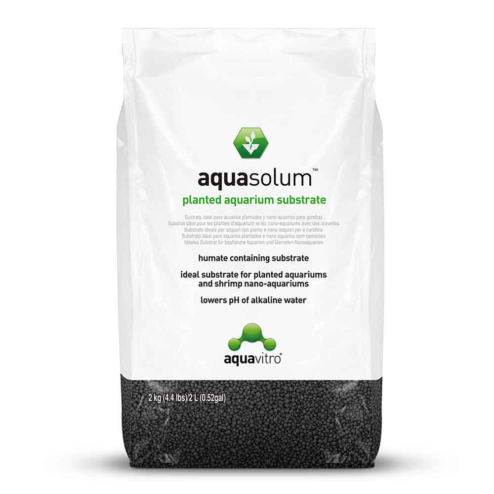 Seachem Aquavitro Aquasolum Substrato Fondo Fertile Black 2kg