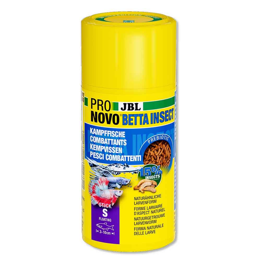 Jbl ProNovo Betta Insect Stick S con Insetti e Prebiotici 100ml 38gr