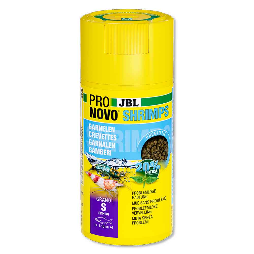 Jbl ProNovo Shrimps Grano S con Ortica e Prebiotici 250ml 145gr