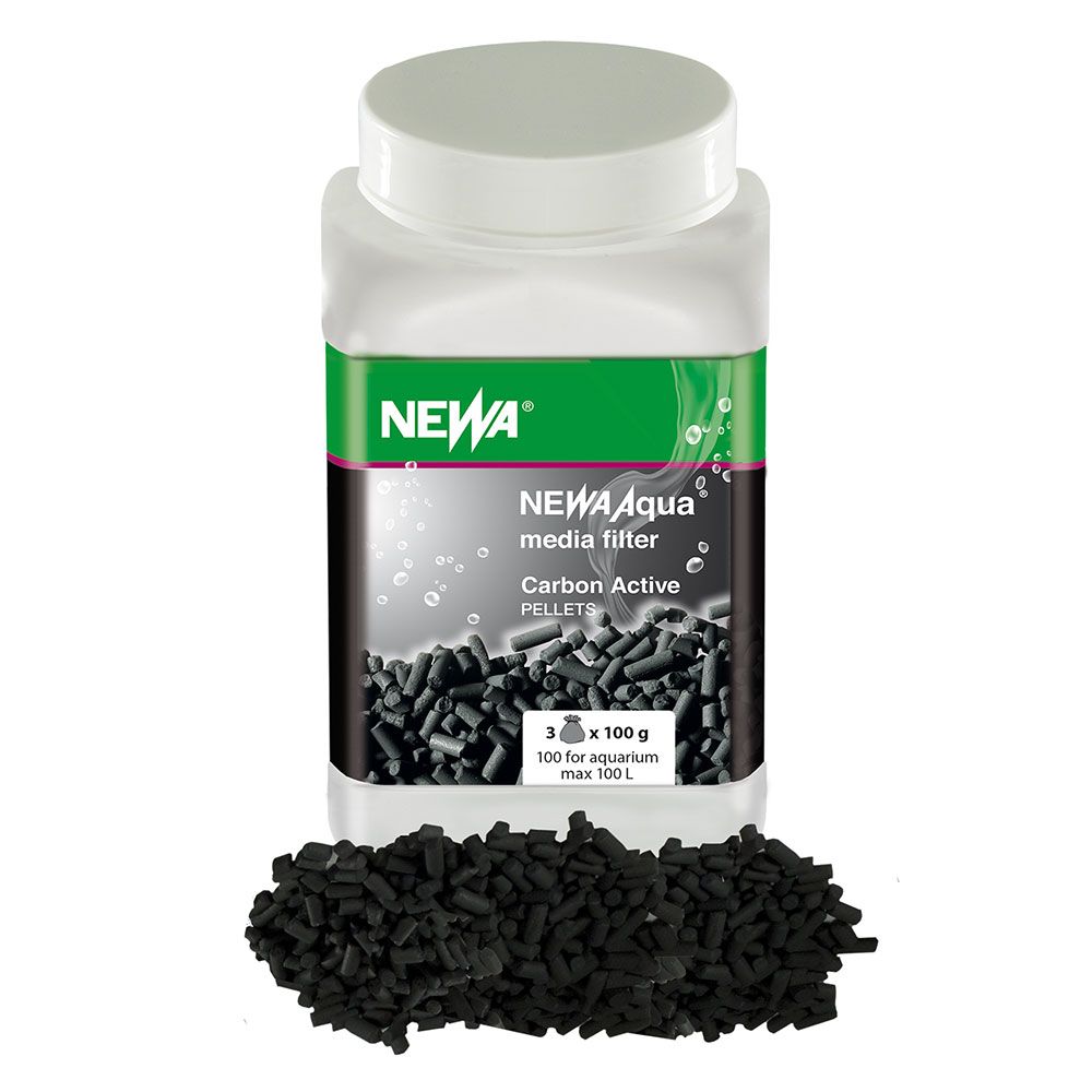Newa Aqua Media Filter Carbon Active Pellets 3 calze da 100g per circa 300 litri dolce e marino