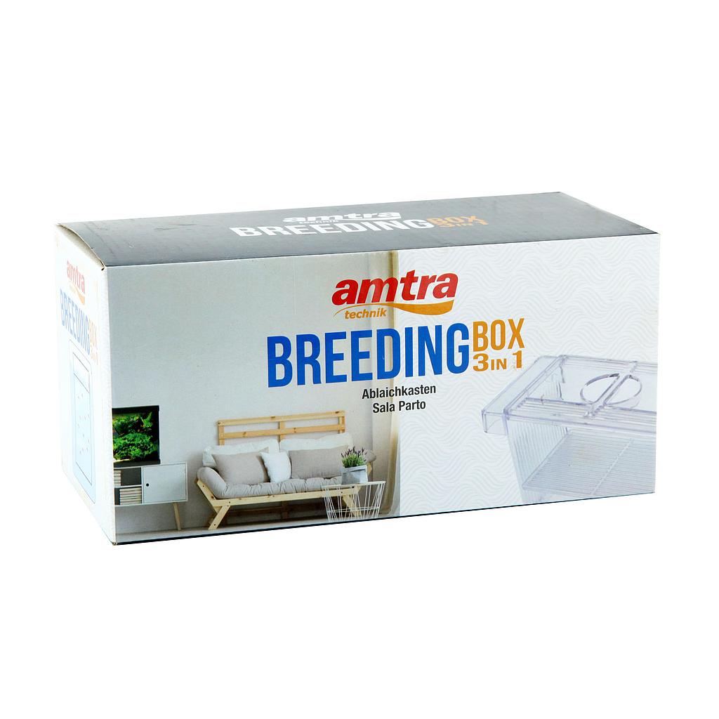 Amtra Breeding Box 3 in 1 Sala Parto Nursery con divisori coperchio e ventose