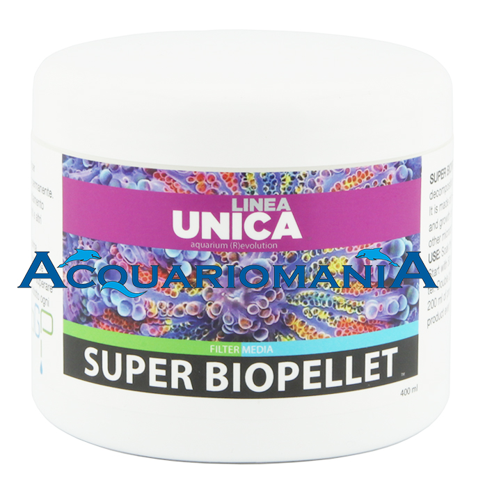 Unica Super Biopellet riduttore di Nitrati e Fosfati per Filtri a letto fluido 200ml