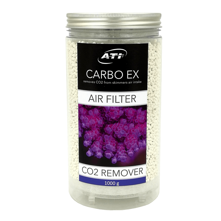 Ati Carbo Ex Air Filter CO2 Remover a viraggio di colore Elimina CO2 in ingresso schiumatoio 1000gr