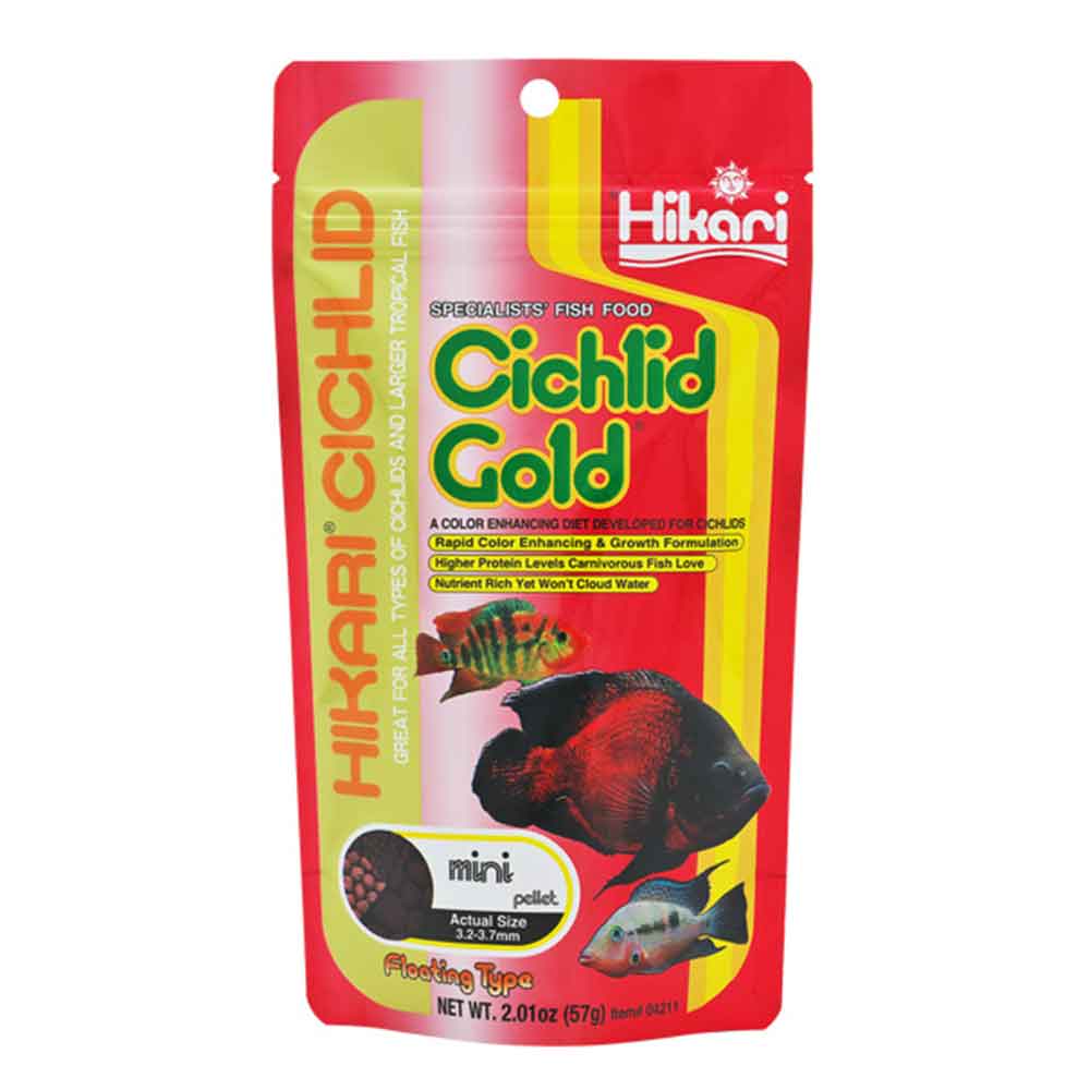 Hikari Cichlid Gold Medium Alimento per la colorazione dei Ciclidi 57g