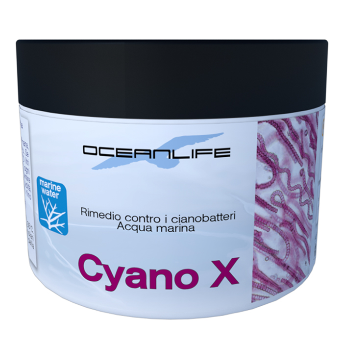 Oceanlife Cyano X Marine Water per l'eliminazione dei cianobatteri 100ml 80g