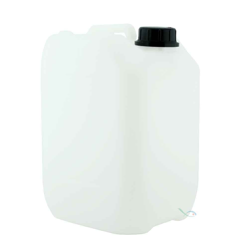 Tanica 10 litri in plastica semitrasparente