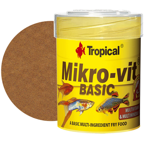Tropical Mikro-Vit Basic avanotti 50ml 32gr