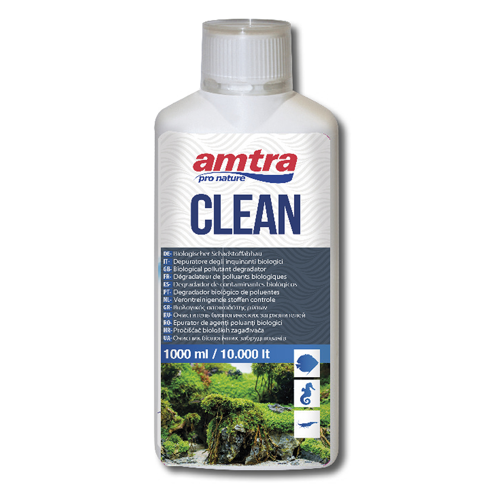 Amtra Clean Batteri e Microrganismi naturali depuratori 1000ml per 10000 l