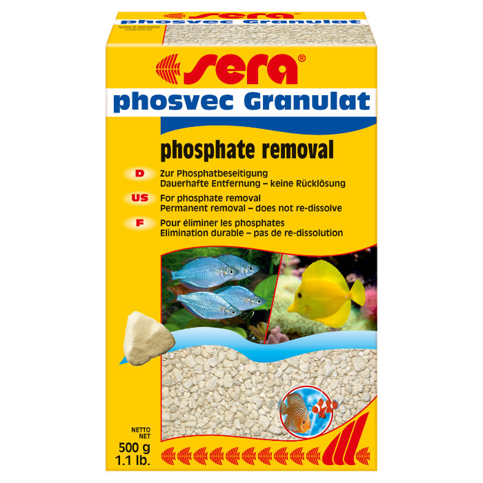 Sera Phosvec Granulat per l'eliminazione dei fosfati 500 g