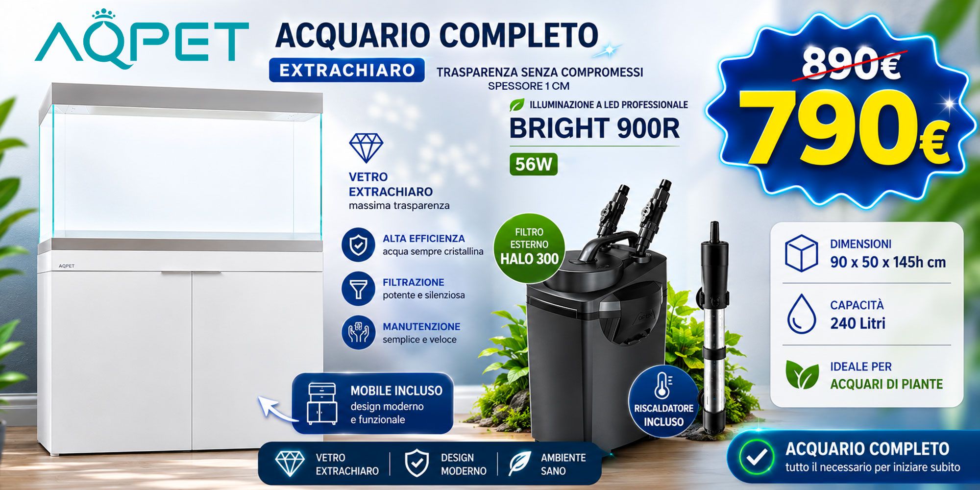 Acquariomania • Immagine e testo
