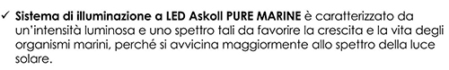 Askoll Acquario Pure Marine XL HC Nero con Sale OMAGGIO 76x36x57h cm 130Lt