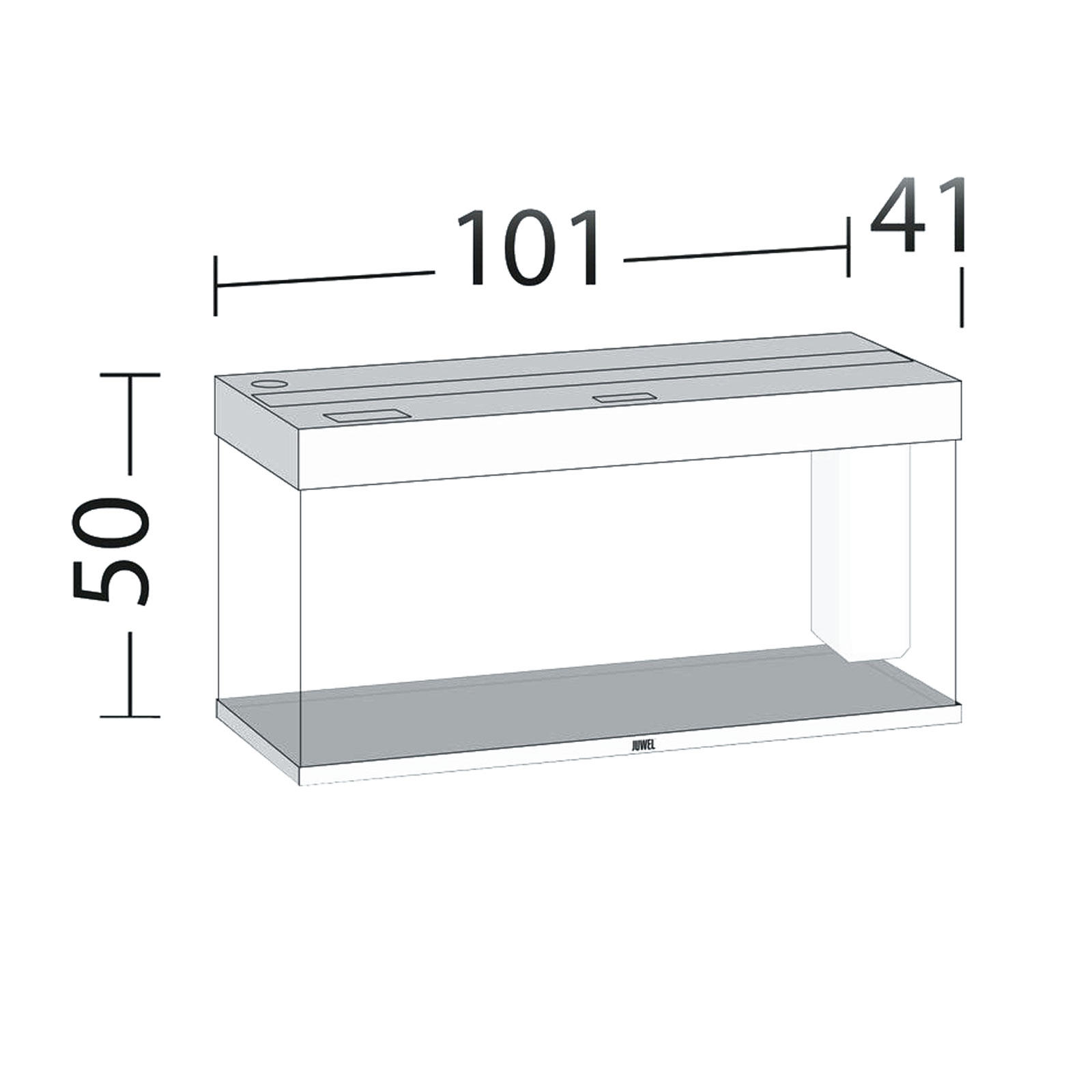Juwel Acquario Rio 180 Litri LED Nero 101x41x50H cm