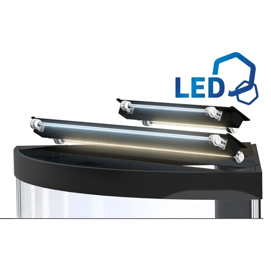 Juwel Acquario Trigon 350 Litri LED Nero mis. 123x87x65H cm