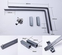 Chihiros New Stand for RGB VIVID, WRGB Supporto regolabile per Plafoniere vari modelli con accessori