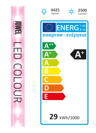 Juwel LED Colour Lampada ricambio Luce rosata per acquari 4425K° 1047 mm 29w