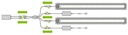Juwel HeliaLux Splitter Led 2 canali per controllare 2 Barre HeliaLux