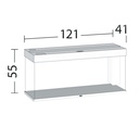 Juwel Acquario Rio 240 Litri LED Bianco 121x41x55H cm