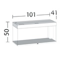 Juwel Acquario Rio 180 Litri LED Faggio mis. 101x41x50H cm