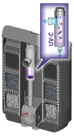 Sera Bioactive IF 400 + UV Filtro interno per acquari fino a 400lt