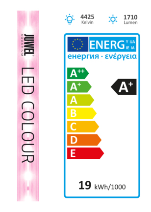 Juwel LED Colour Lampada ricambio Luce rosata per acquari 4425K° 742 mm 19w